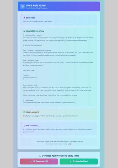 PAKA PASS GURU – screenshot 3