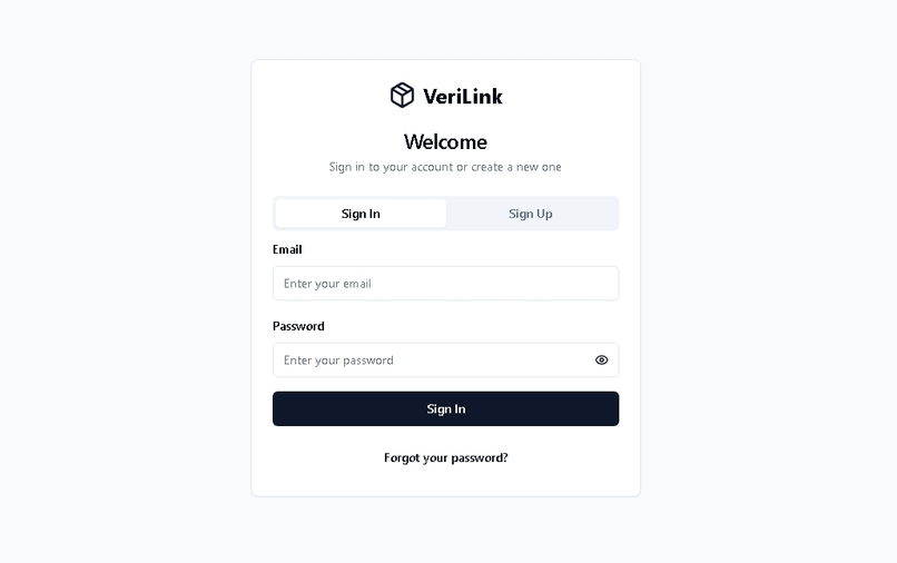 VeriLink SCM - Enterprise Supply Chain Management Platform – screenshot 1
