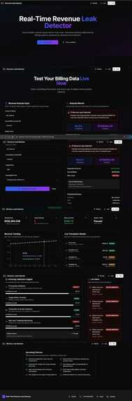 `Real-Time Revenue Leak Detector (SaaS or Fintech) – screenshot 1