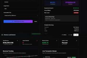 `Real-Time Revenue Leak Detector (SaaS or Fintech)