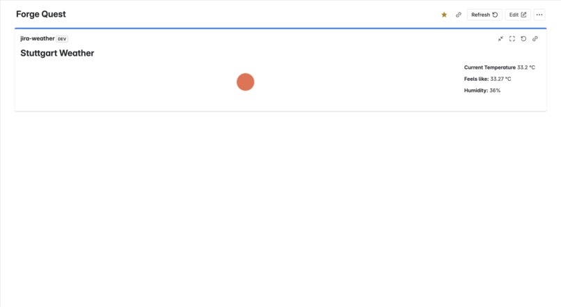 Sai's Jira Weather – screenshot 1
