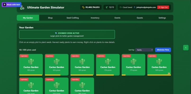 Ultimate Garden Simulator (v1) – screenshot 2