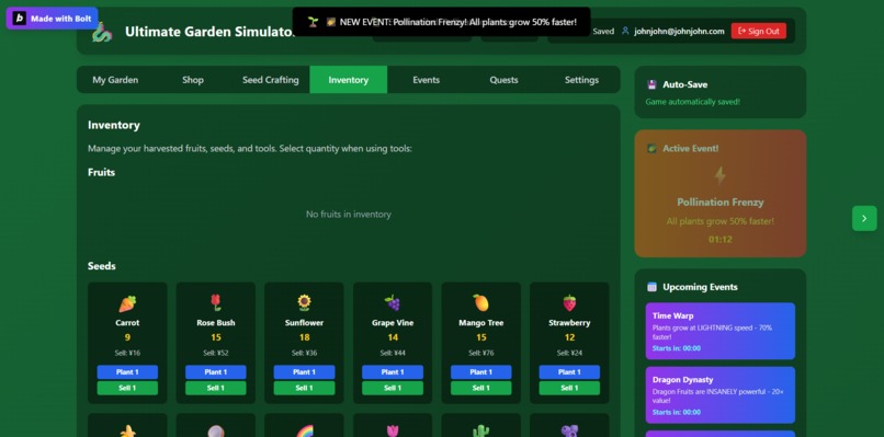 Ultimate Garden Simulator (v1) – screenshot 4