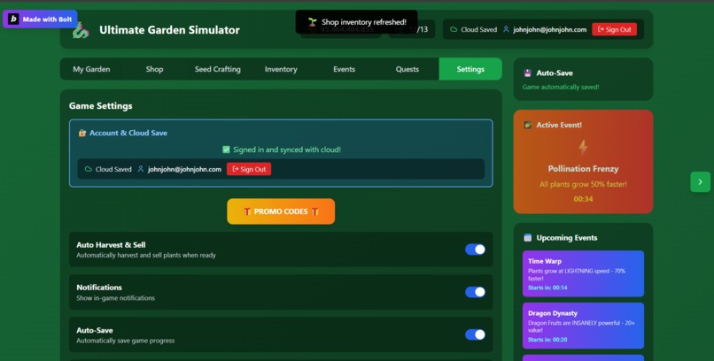 Ultimate Garden Simulator (v1) – screenshot 9