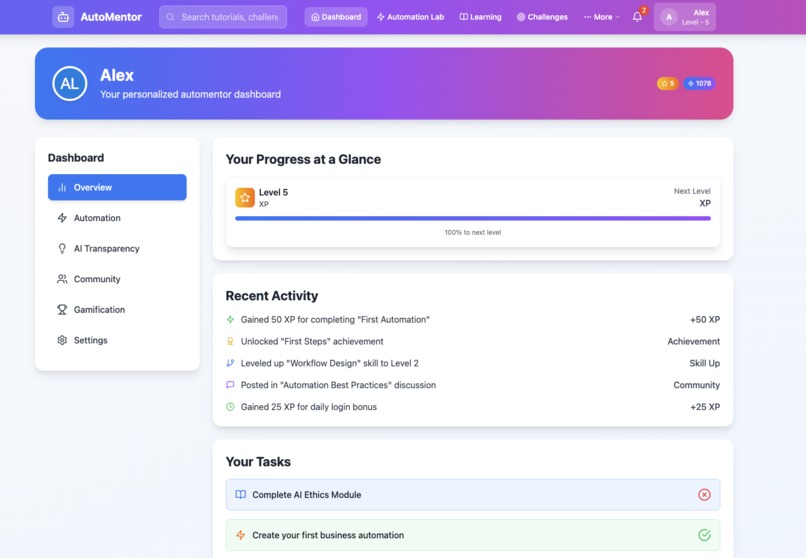 AutoMentor – screenshot 2