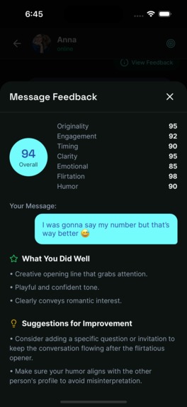 FlirtUp: AI Dating Advice – screenshot 4