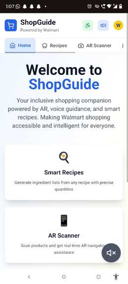 ShopGuide: Your Inclusive Shopping Companion – screenshot 1