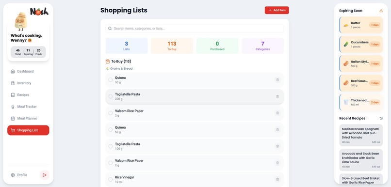 Nosh - AI Powered Kitchen Companion – screenshot 7