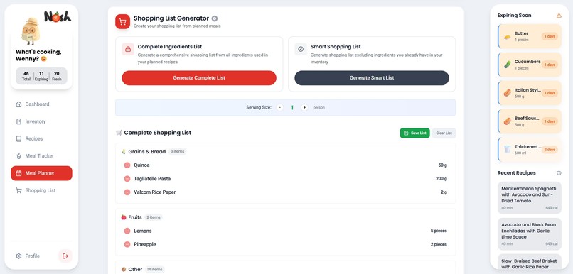 Nosh - AI Powered Kitchen Companion – screenshot 6