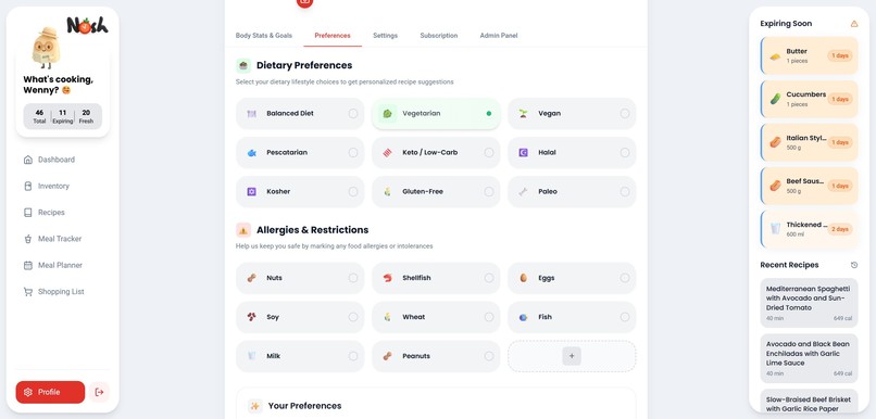 Nosh - AI Powered Kitchen Companion – screenshot 9