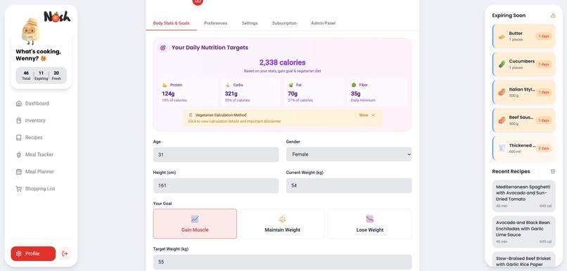 Nosh - AI Powered Kitchen Companion – screenshot 8