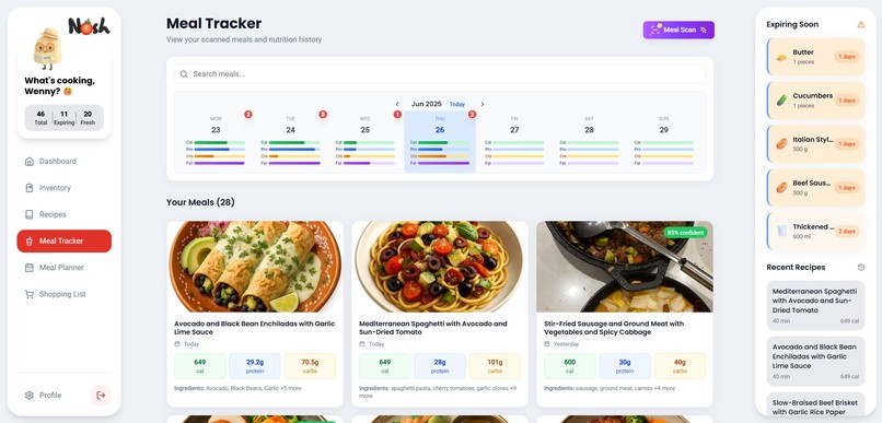 Nosh - AI Powered Kitchen Companion – screenshot 4