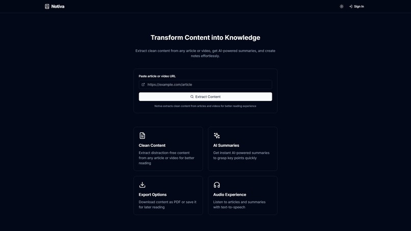 Notiva – screenshot 1