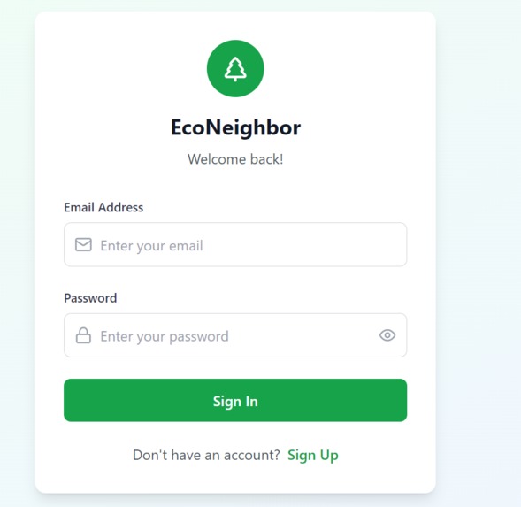 EcoNeighbor – screenshot 1