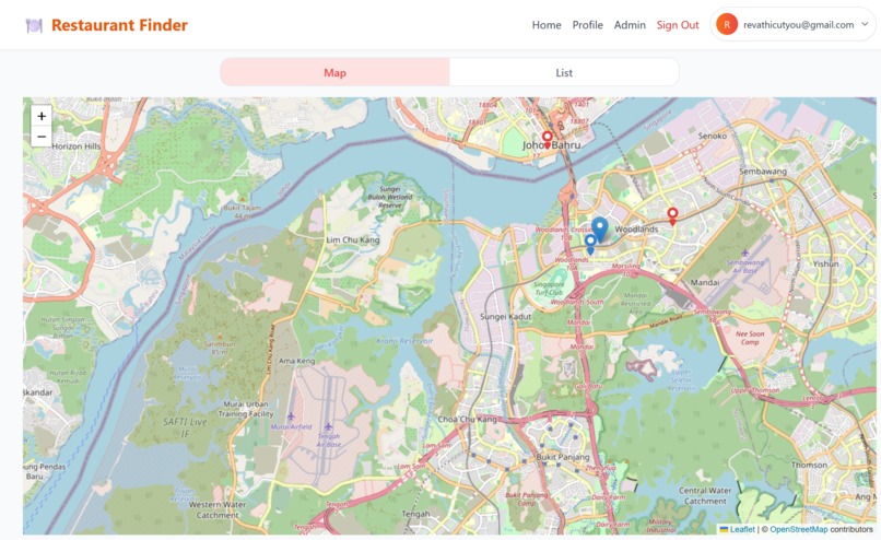 BobTheBuilders - Restaurant Finder – screenshot 2
