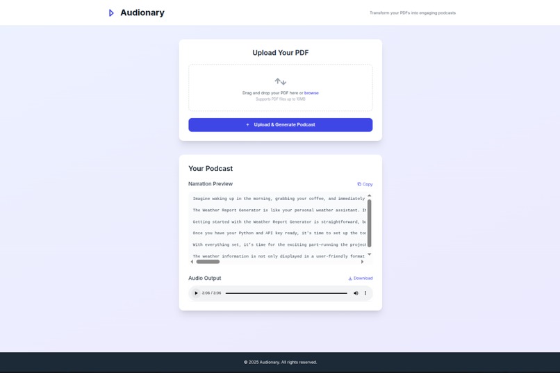 Audionary – screenshot 3