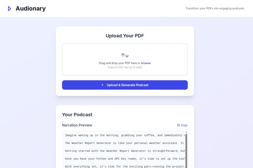 Audionary – screenshot 4