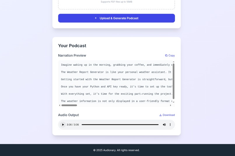 Audionary – screenshot 5