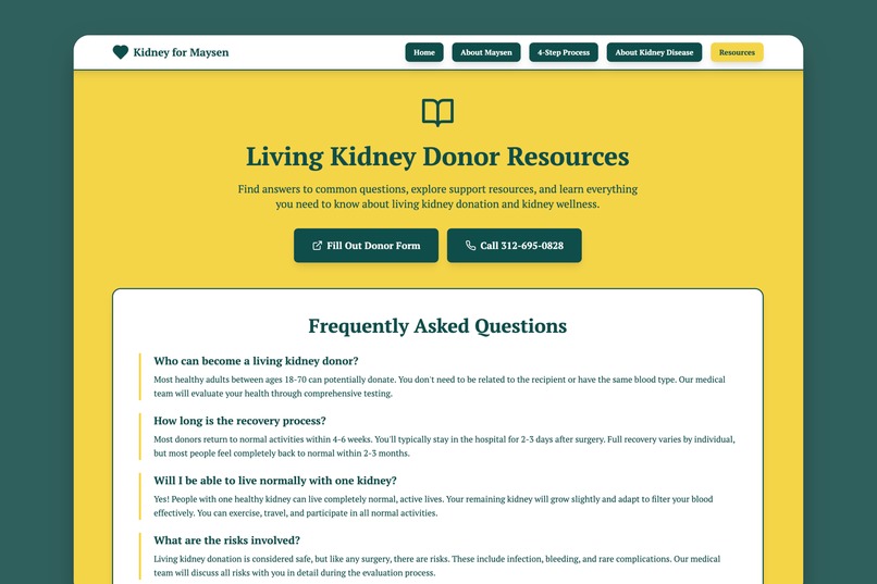 Kidney for Maysen – screenshot 5
