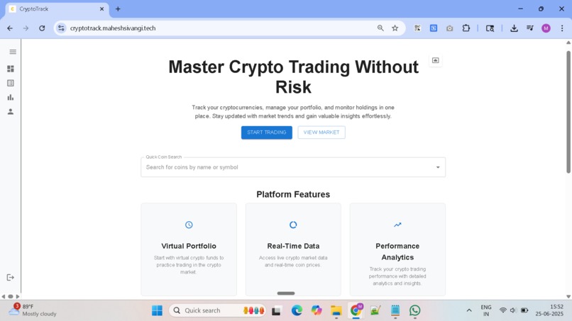 Crypto Track – screenshot 1
