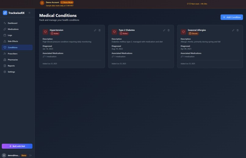 TrackwiseRX – screenshot 5