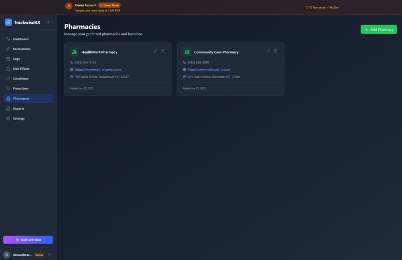 TrackwiseRX – screenshot 7