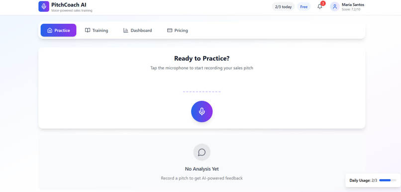 PitchCoach AI – screenshot 1