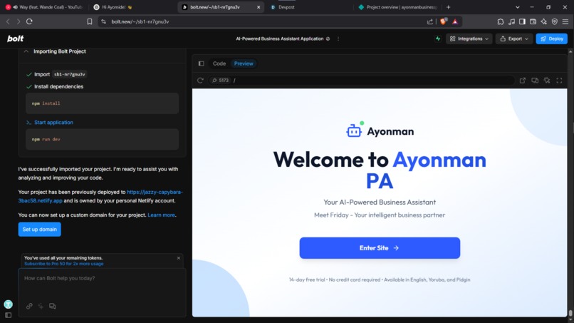 Ayonman Business Personal Assistant – screenshot 1