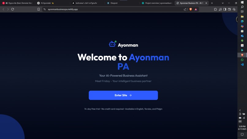 Ayonman Business Personal Assistant – screenshot 2