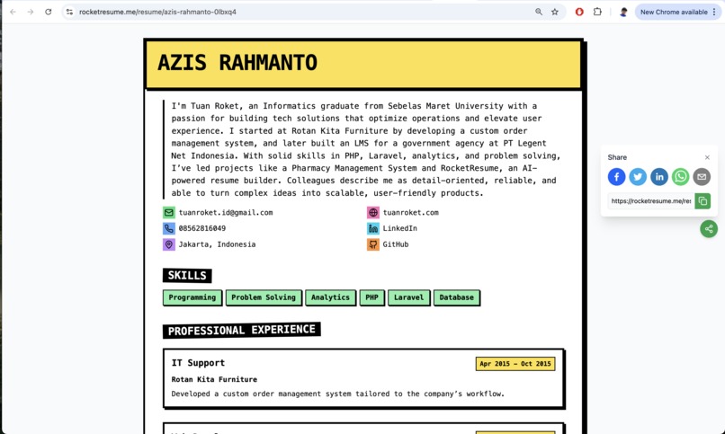 RocketResume.me – screenshot 4