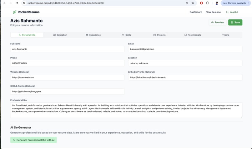 RocketResume.me – screenshot 3