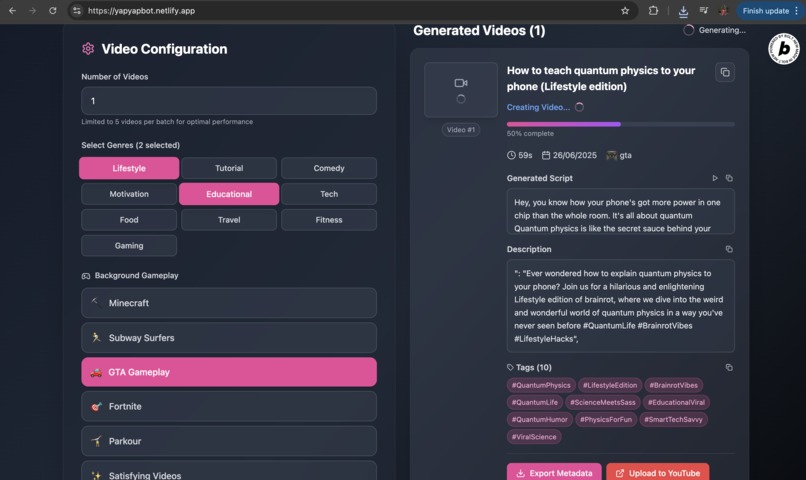 YapYapBot – screenshot 1