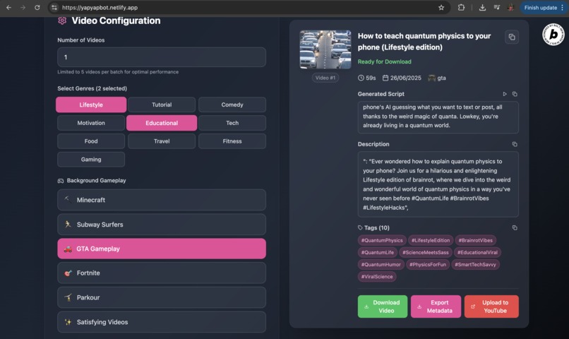YapYapBot – screenshot 4