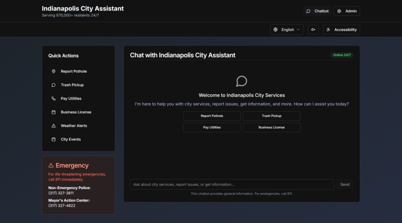 CivicBot Indy – screenshot 1