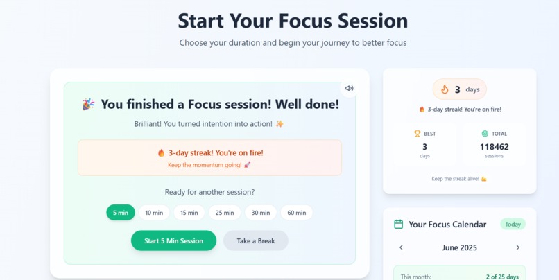 dopamine timer – screenshot 1
