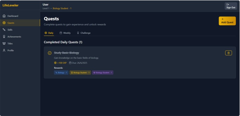 LifeLeveler – screenshot 13
