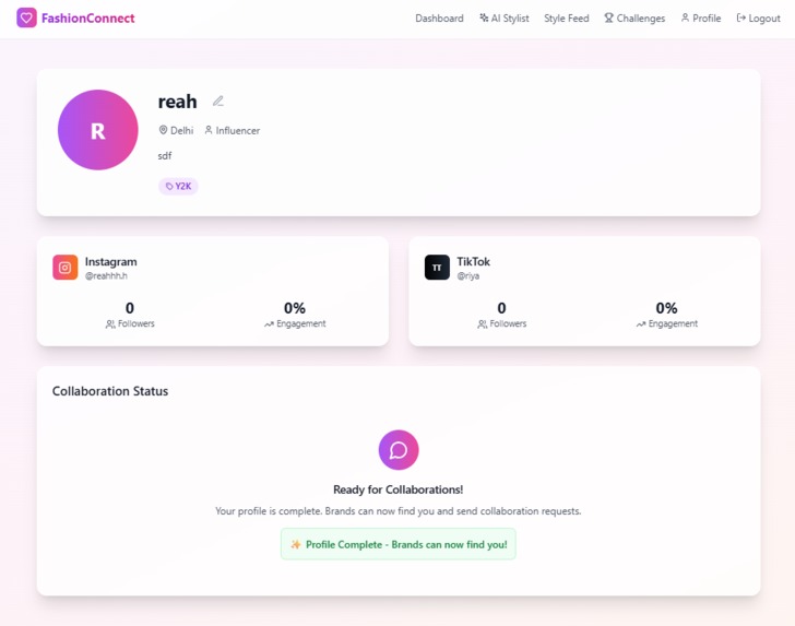 FashionConnect – screenshot 1
