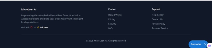 MicroLoan AI – screenshot 1