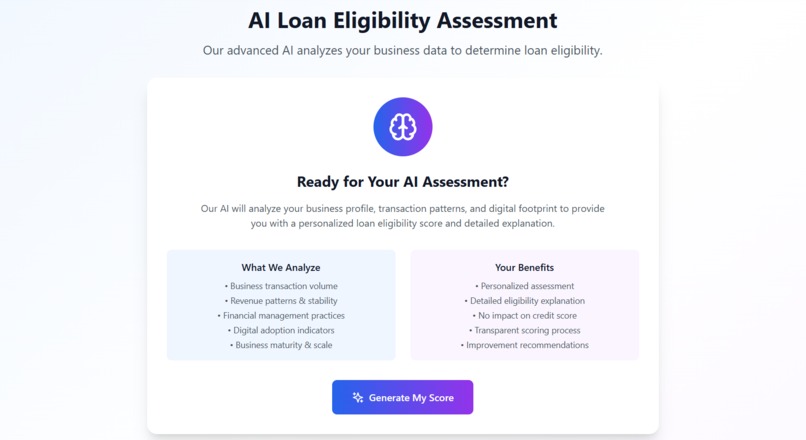 MicroLoan AI – screenshot 2