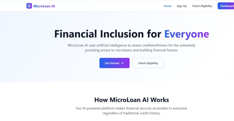 MicroLoan AI – screenshot 8