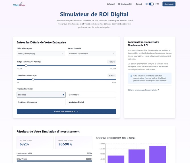 Webfiber – screenshot 1