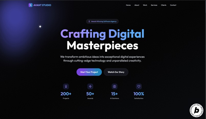 AVANT STUDIO - Crafting Digital Masterpieces – screenshot 1