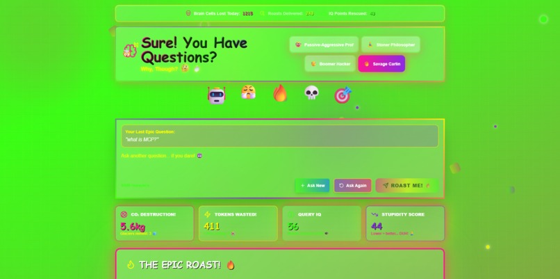 Sure! You Have Questions? Why, though? – screenshot 1