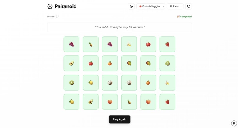 Pairanoid – screenshot 1