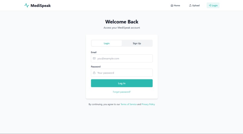 MediSpeak – screenshot 1