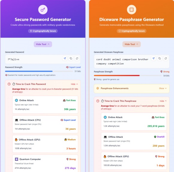 PrivSecrets – screenshot 2