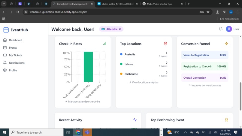 Event Management App – screenshot 9
