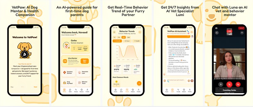 VetPaw: AI Dog Mentor & Health Companion – screenshot 1