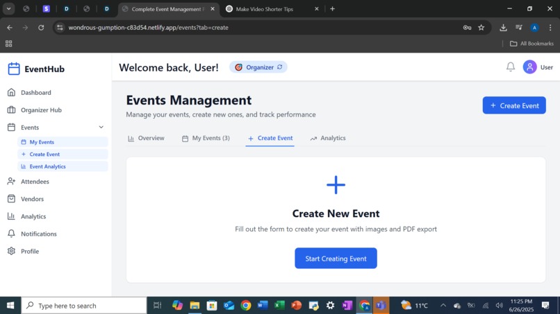 Event Management App – screenshot 11