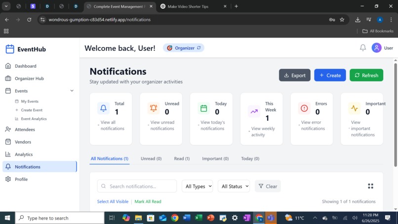 Event Management App – screenshot 14